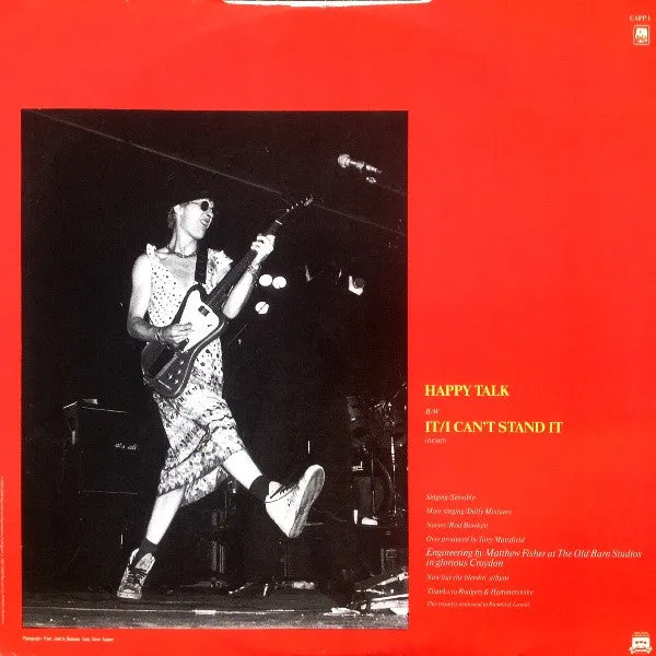 Captain Sensible Happy Talk 12" vinyl brukt poprock
