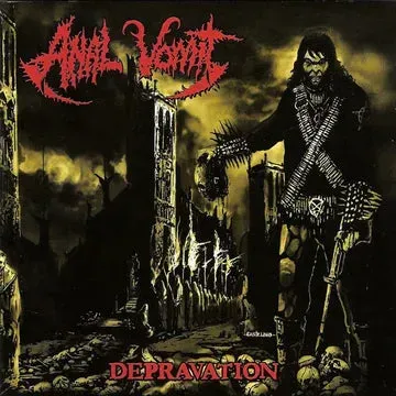 Anal Vomit Depravation CD reissue death black metal