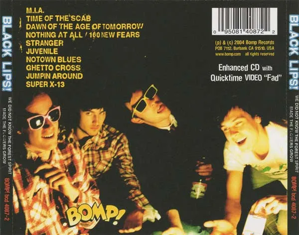 The Black Lips Forest Spirit CD brukt – BOMP 2004 garage