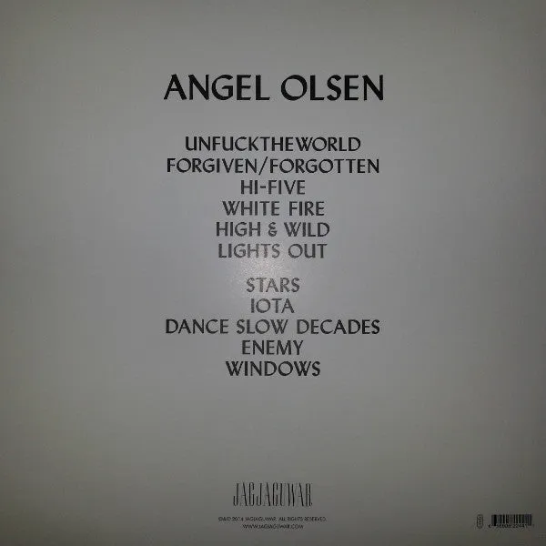 Angel Olsen Burn Your Fire LP brukt folk vinyl