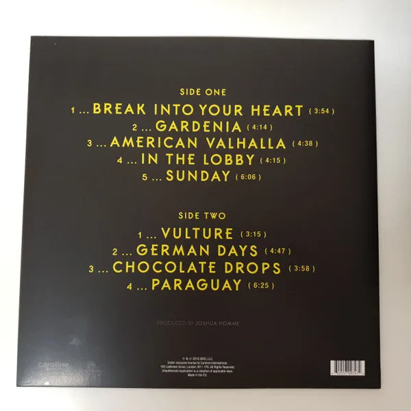 Iggy Pop Post Pop Depression LP brukt gul vinyl