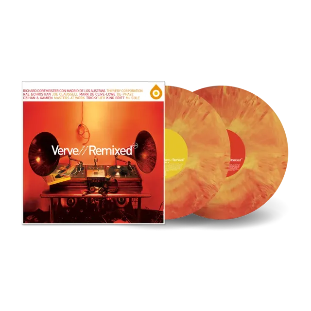 Verve Remixed Vol.1 vinylplate oransje gul 2LP
