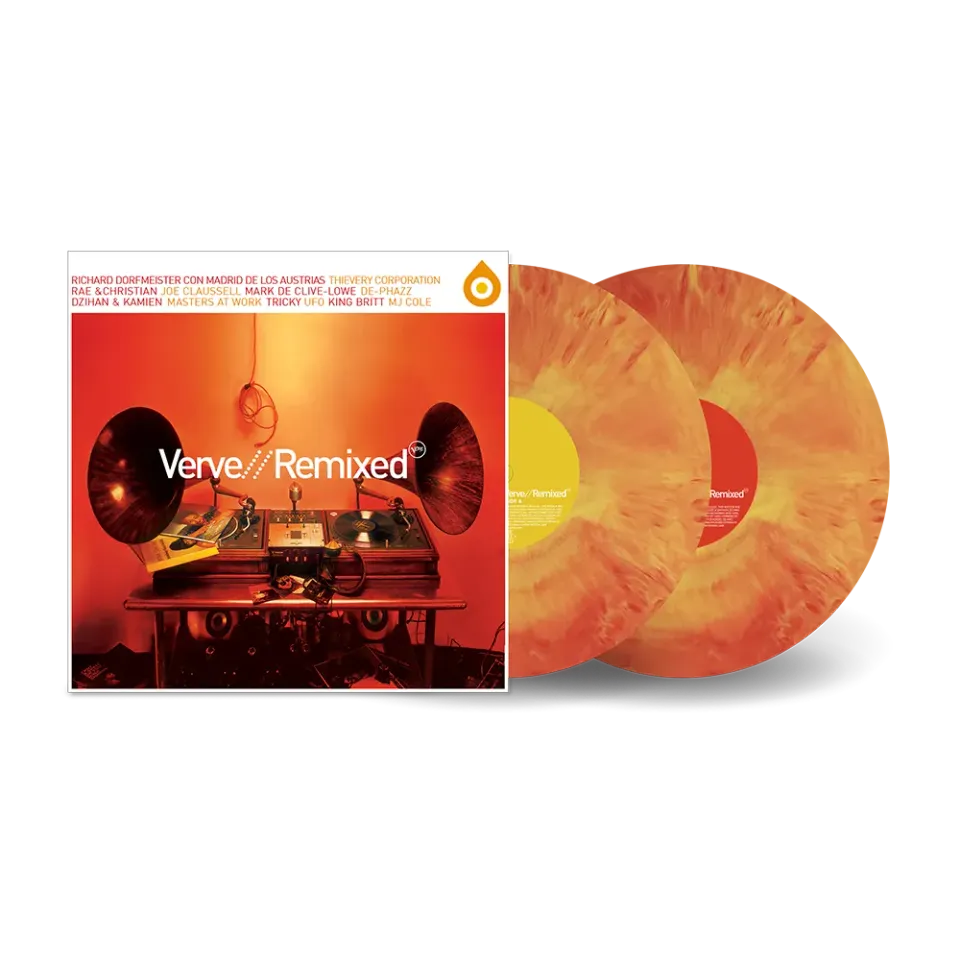 Verve Remixed Vol.1 vinylplate oransje gul 2LP