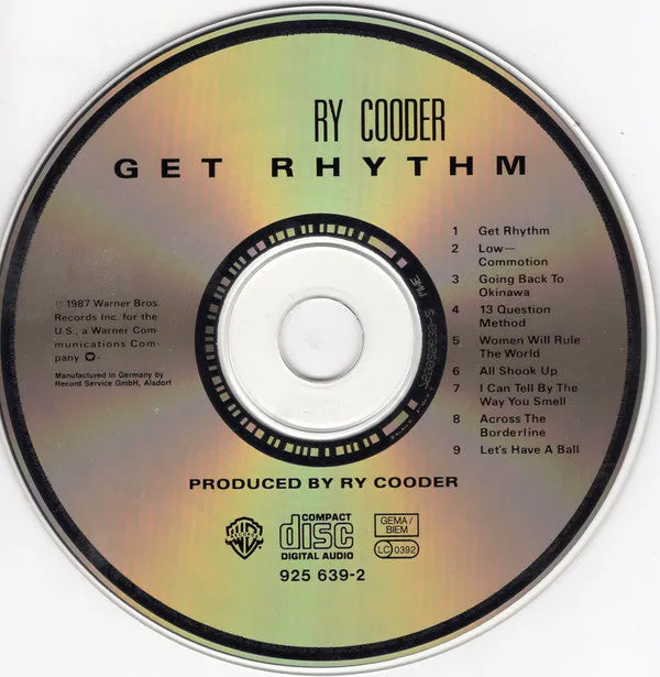 Ry Cooder Get Rhythm CD brukt bluesrock country