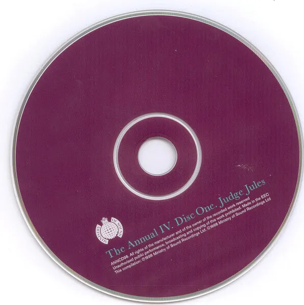 Judge Jules Boy George The Annual IV 2xCD brukt