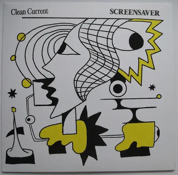 Screensaver Clean Current/Repeats 7-tommer singel fluor brukt