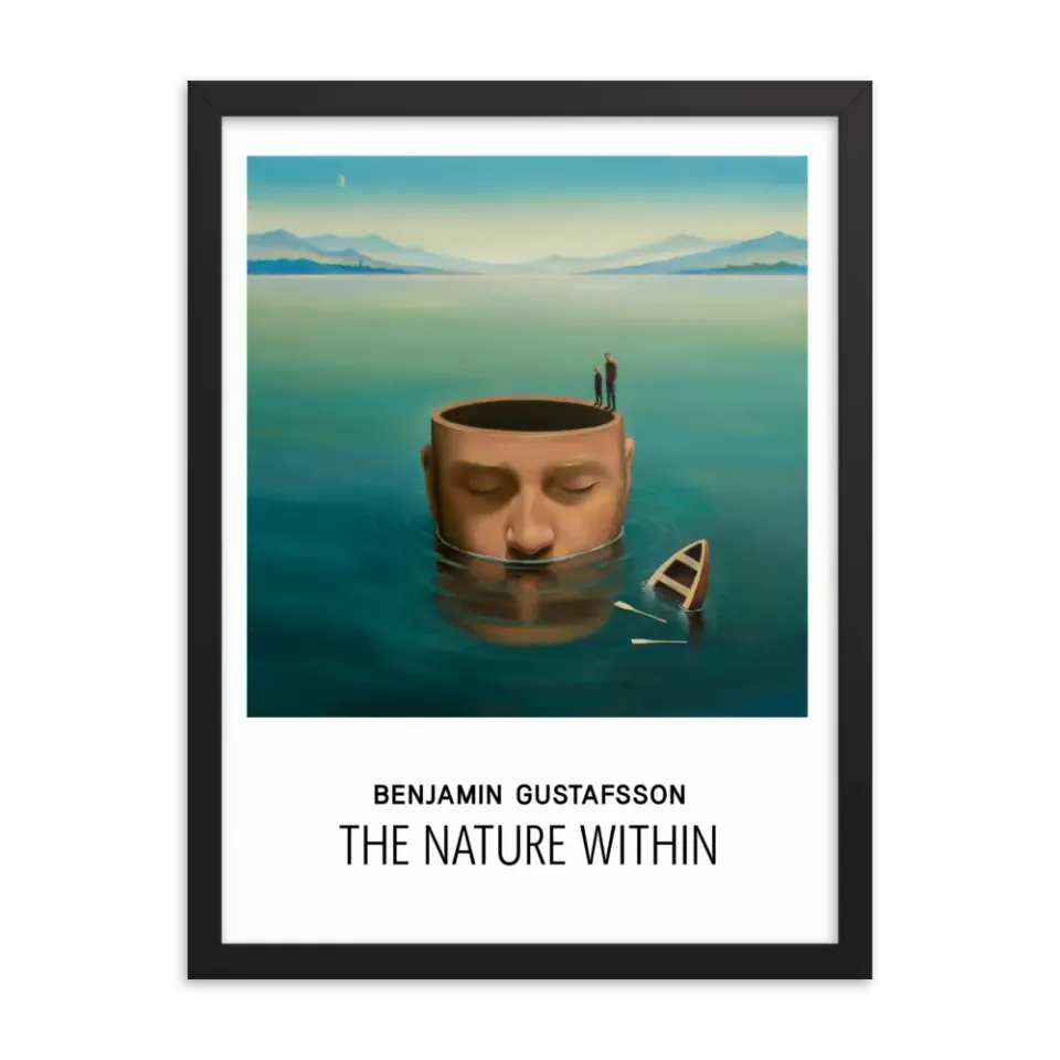 Benjamin Gustafsson The Nature Within plakat innrammet 18x24