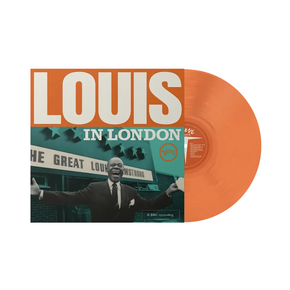 Louis Armstrong Louis In London tangerine vinyl LP