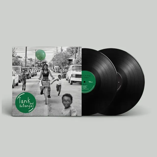 Tank & The Bangas Green Balloon vinylplate 2LP dobbel