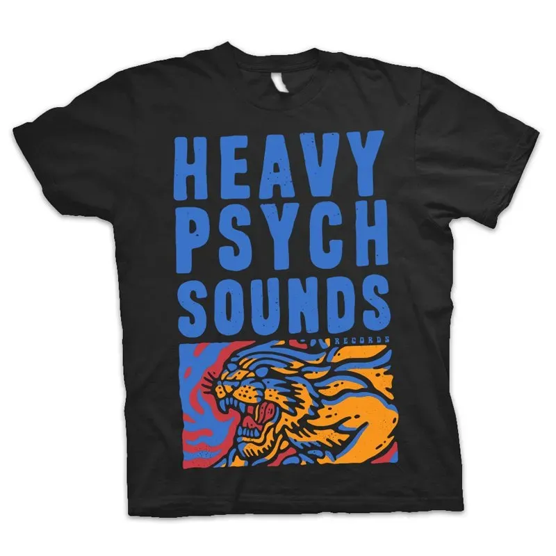 Heavy Psych Sounds #32 t-skjorte svart flerfarget trykk