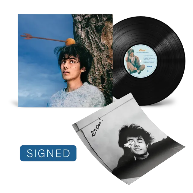 Verve aron! Too Close For Running LP signert vinyl