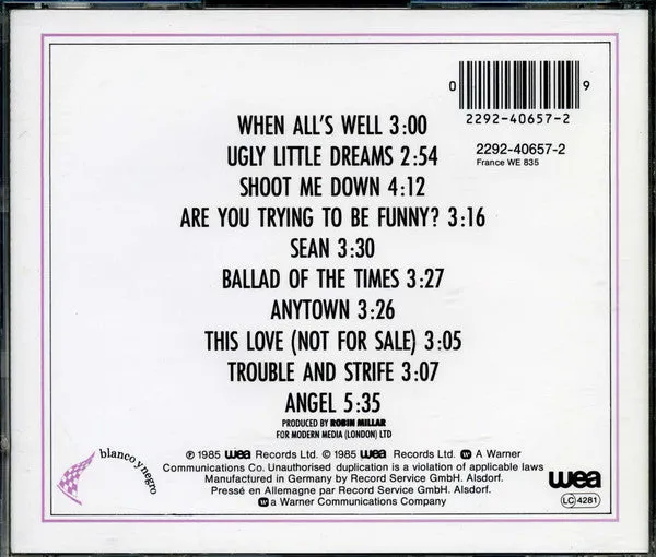 Everything But The Girl Love Not Money CD brukt indie