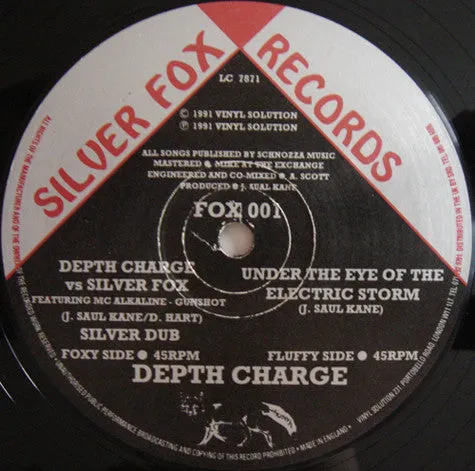 Depth Charge Vs. Silver Fox 12" vinyl brukt 1991