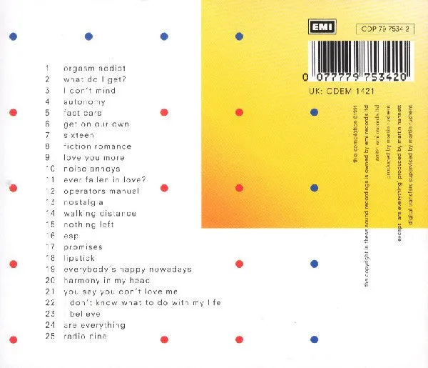 Buzzcocks Operators Manual CD brukt best of punk