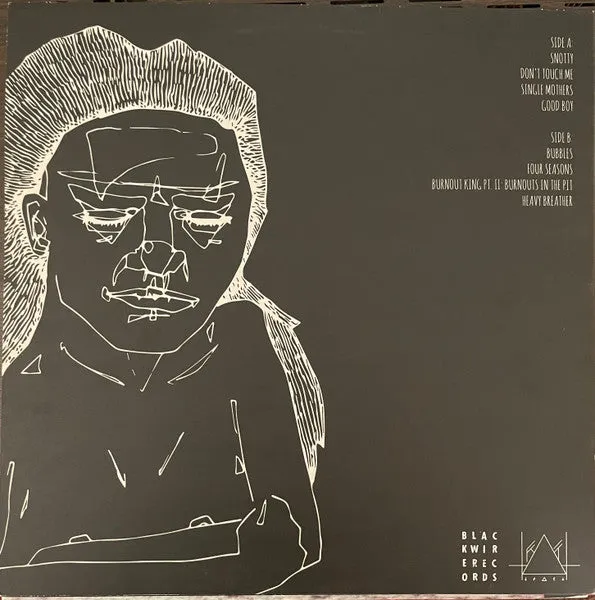 Burlap Burnout King LP vinylplate hvit brukt støyrock