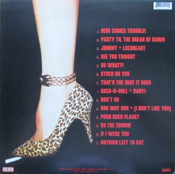 The Eyeliners Here Comes Trouble LP brukt punk