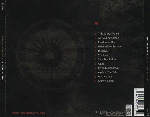 Time In Malta A Second Engine EVR73 CD brukt alternativ
