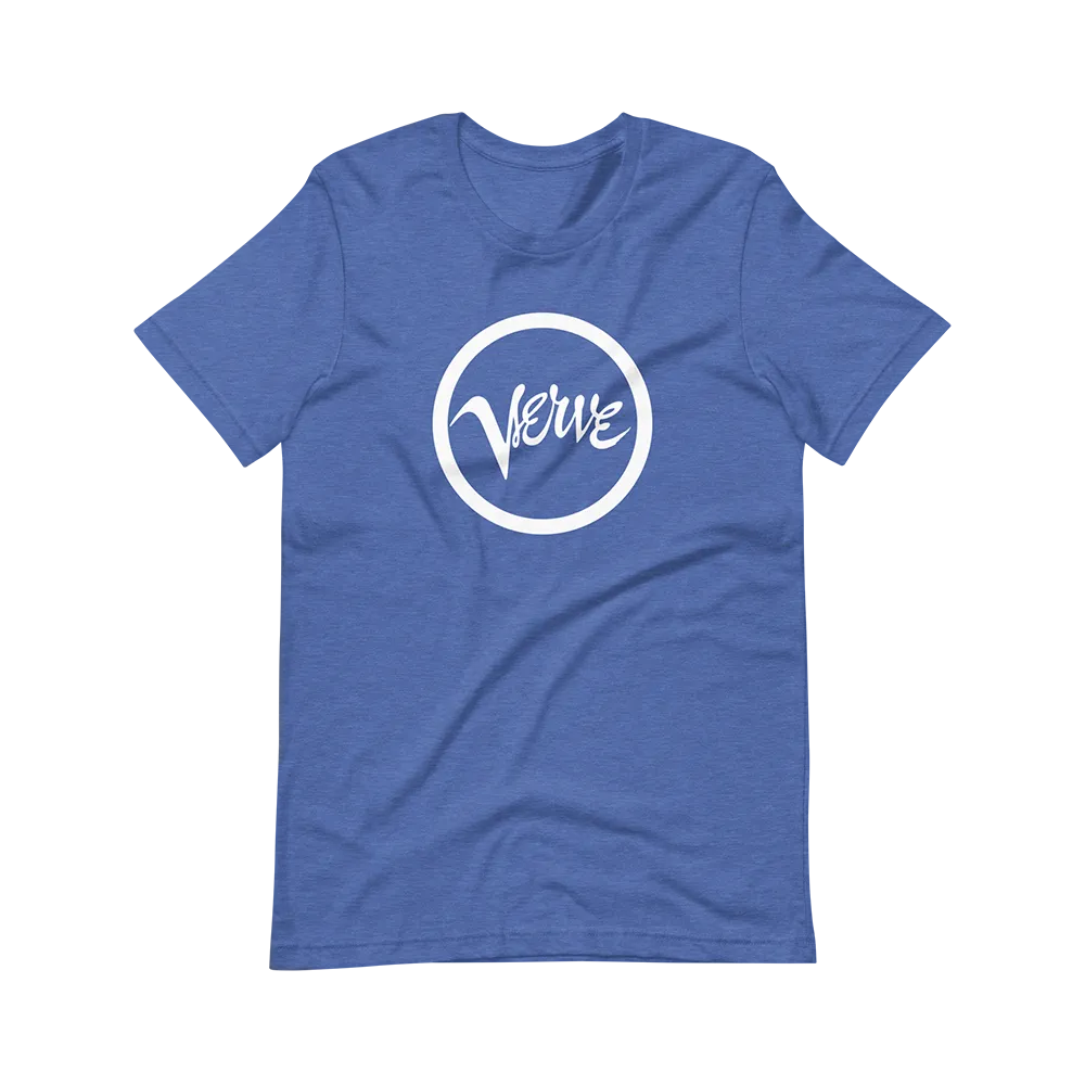 Verve Acoustic Sounds Verve Classic t-skjorte svart hvit logo