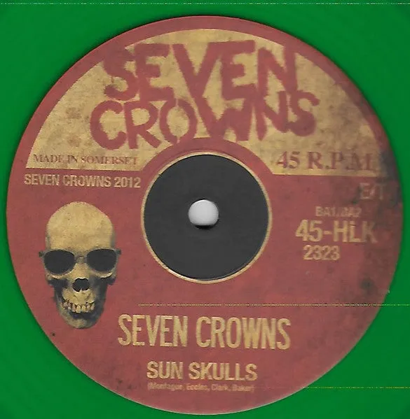 Seven Crowns Sun Skulls LP grønn vinyl brukt