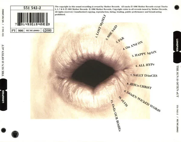 Longpigs The Sun Is Often Out MUMCd9602 CD brukt britpop