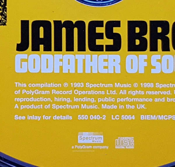 James Brown Godfather Of Soul CD brukt samling
