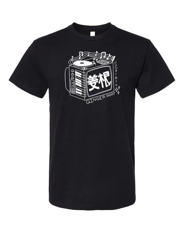 Ginger Root Black TV t-skjorte svart