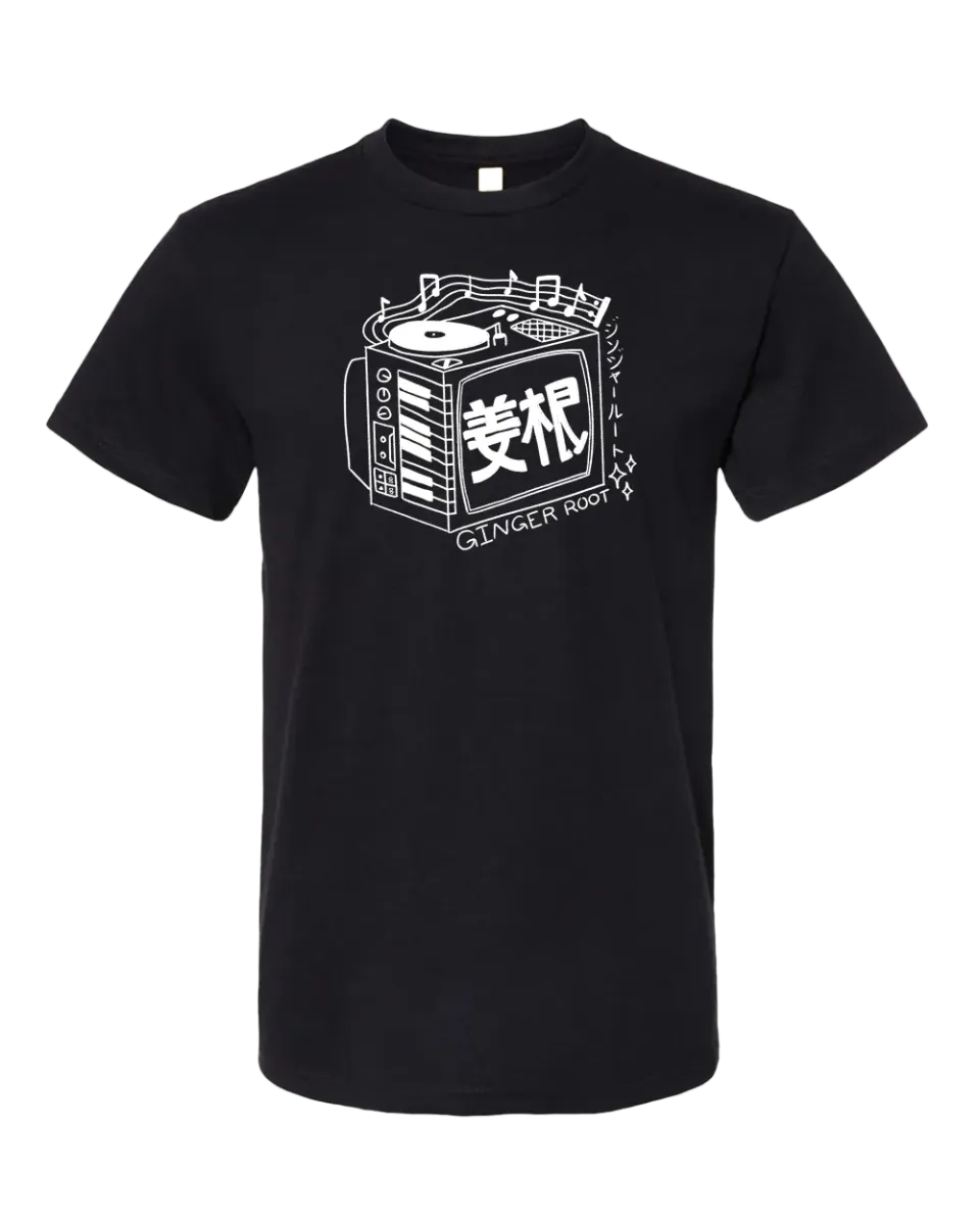 Ginger Root Black TV t-skjorte svart