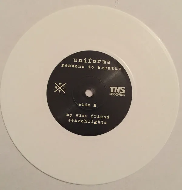 Uniforms Reasons To Breathe 7" hvit brukt punk