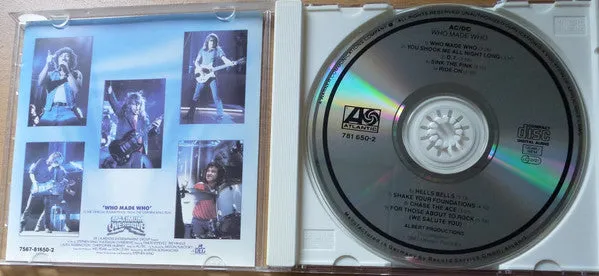 AC/DC Who Made Who CD brukt soundtrack