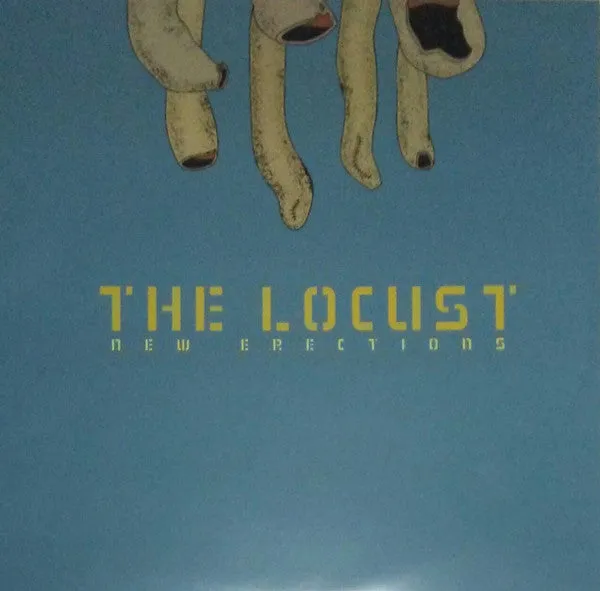 The Locust New Erections LP vinyl brukt clear