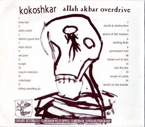 Kokoshkar Allah Akbar Overdrive CD brukt noiserock