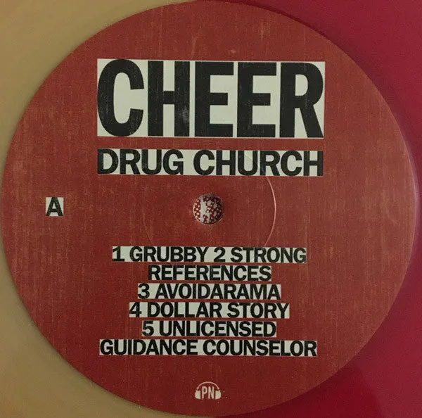 Drug Church Cheer LP vinyl brukt halv gul limiter