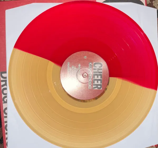 Drug Church Cheer LP vinyl brukt halv gul limiter
