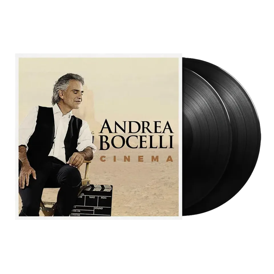 Verve Andrea Bocelli Cinema 2LP filmmusikk vinyl