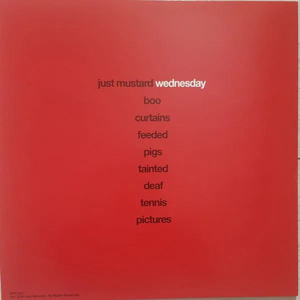 Just Mustard Wednesday LP brukt shoegaze 1. pressing