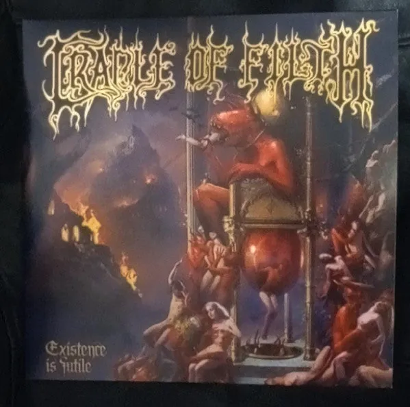 Cradle Of Filth Existence Is Futile 2xLP gullvinyl boks brukt