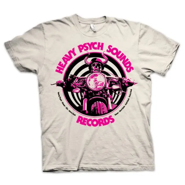 Heavy Psych Sounds #09 t-skjorte natural black fuchsia