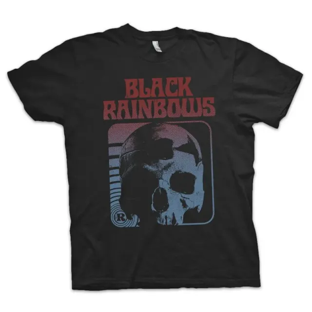 Black Rainbows #06 t-skjorte svart bomull
