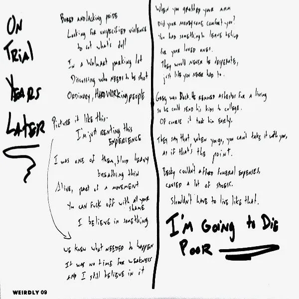 Droids Blood On Trial Years Later / I'm Going To Die Poor brukt 7"