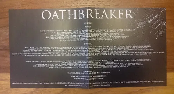 Oathbreaker Oathbreaker 7" brukt vinyl klar