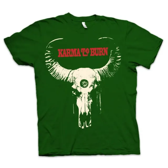 Heavy Psych Sounds Karma To Burn #01 t-skjorte grønn/hvit/rød