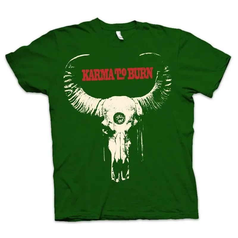 Heavy Psych Sounds Karma To Burn #01 t-skjorte grønn/hvit/rød