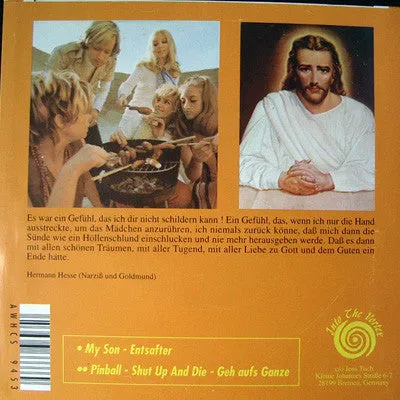 Höllenschlund Friß Scheiße 7" EP gul vinyl brukt