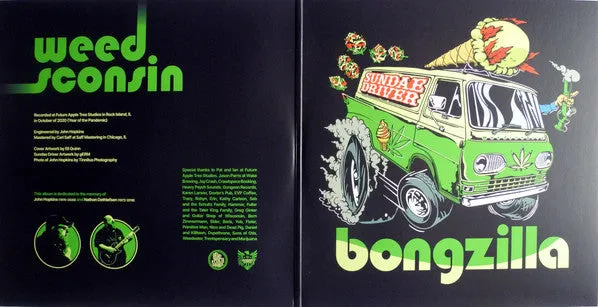 Bongzilla Weedsconsin 2xLP oransje grønn vinyl stoner