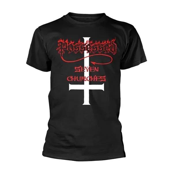 Possessed Seven Churches T-skjorte offisiell merch