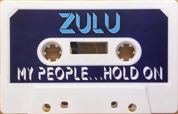 Zulu My People Hold On kassett hvit EP brukt