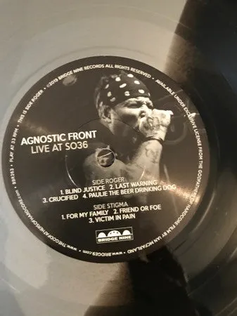 Agnostic Front Live At SO36 Blu-ray + 7" brukt