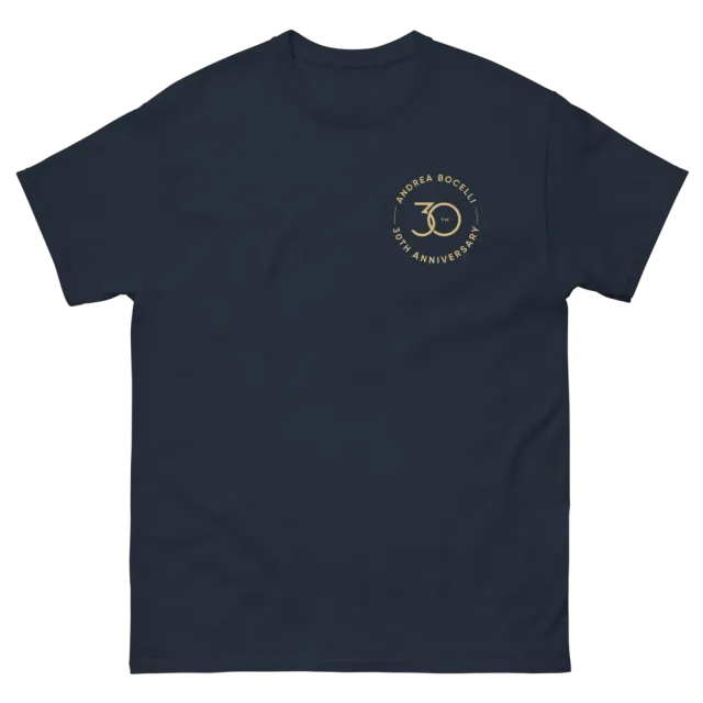 Andrea Bocelli 30th Anniversary t-skjorte S-2X