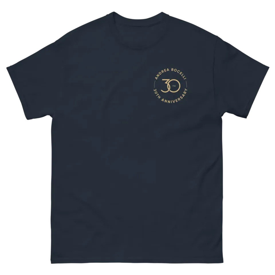 Andrea Bocelli 30th Anniversary t-skjorte S-2X