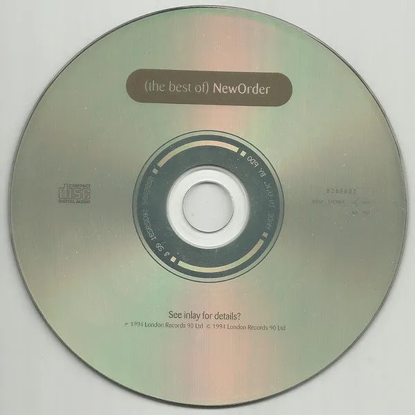 New Order Best Of NewOrder CD brukt synthpop